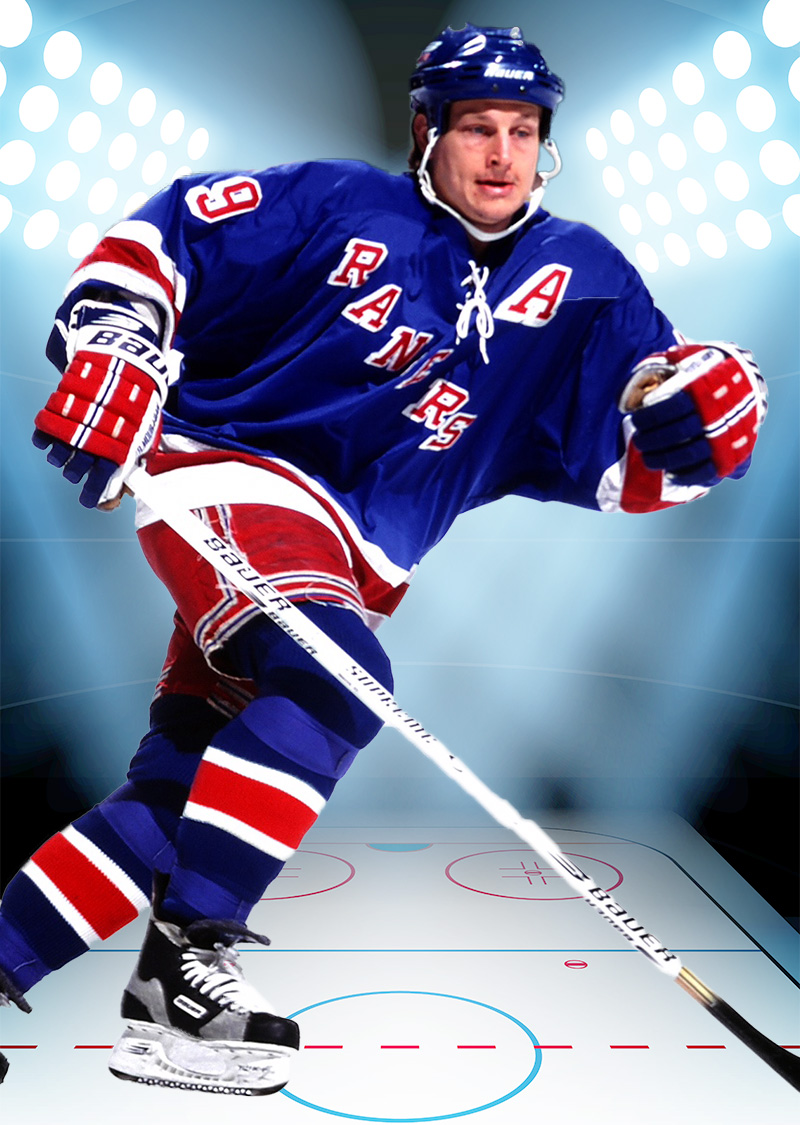 2001-02 Mike Peca New York Islanders Game Worn Jersey - Selke Trophy -  Photo Match